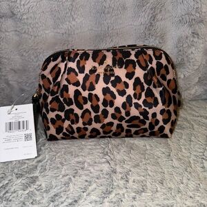 Kate Spade Leopard Print Cosmetic Bag